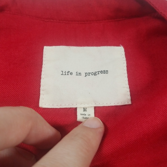 Forever 21 Red Shirt Dress - Picture 9 of 11